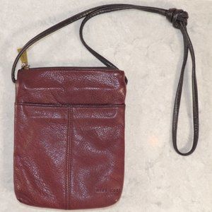 Nine West Brown Leather Crossbody Bag